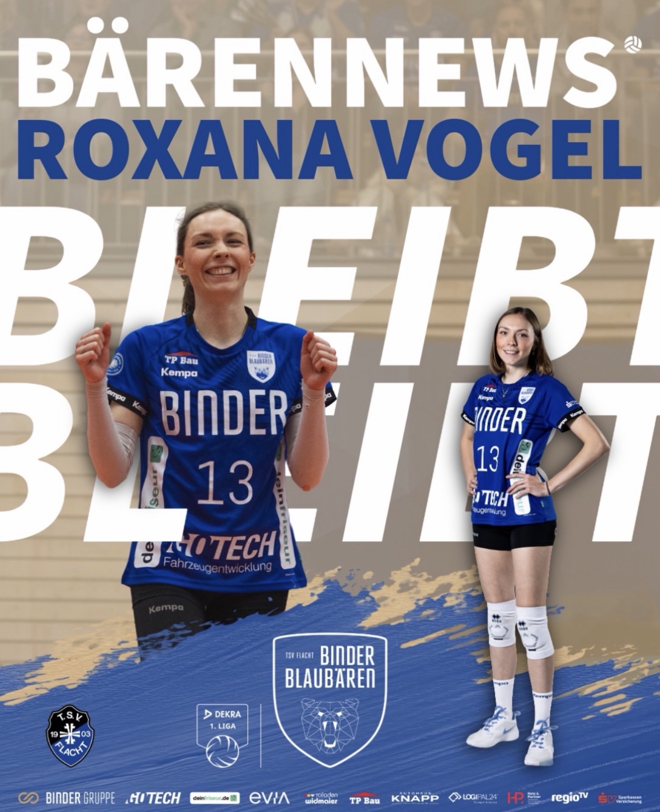 ROXY BLEIBT - Die nächste Blaubärin bleibt an Bord!